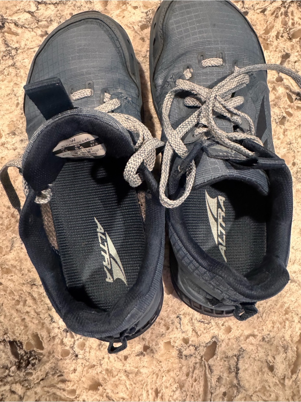 Altra women’s  Slate Blue Athletic trail Running Shoes - Picture 6 of 13